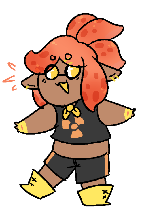 ive been deep into splatoon and i made an entire oc, their name is tang!!