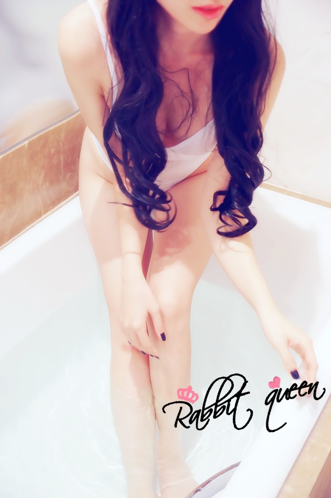 rabbitqueennude:  蕾丝兔宝宝VIP白色比基尼 [48P]