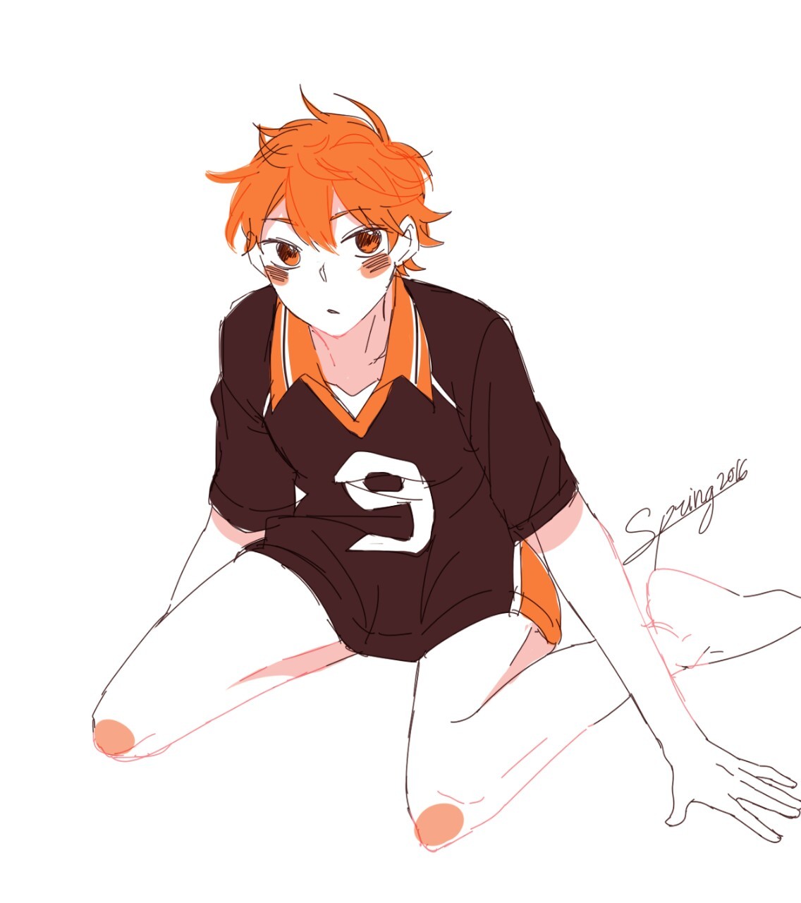 sp-rin-g:   I’m bad at drawing legs  i don’t get how can Hinata be cute and sexy