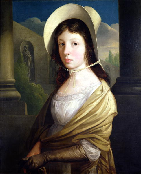 Portrait of Priscilla Jones by Thomas Barker of Bath, 1795