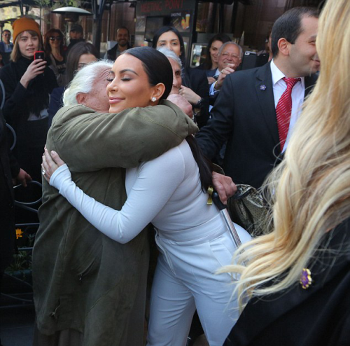 aint-laurent-without-yeezy:  kimkardashianfashionstyle:    April 12, 2015 - Kim Kardashian shopping in Yerevan, Armenia.     $