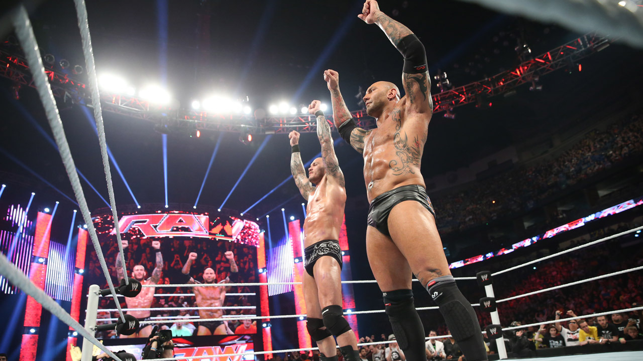 fishbulbsuplex:Randy Orton and Batista