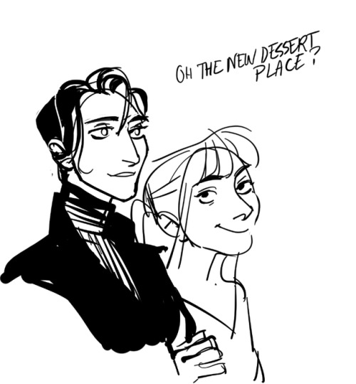 this is my oc death and her gf, shes basically a lesbian mr darcy and bec has her wrapped round her 