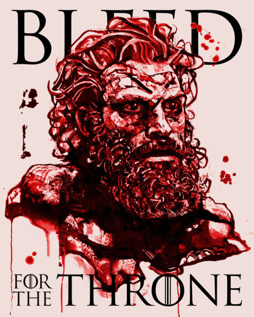 BLEED FOR THE THRONEArtwork for HBO &amp; Droga5′s #BleedForTheThrone campaign in partnership with t