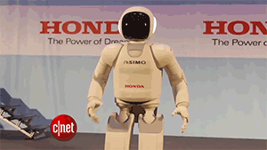 geistygeist:the-dalm:nosdrinker:zerostatereflex:ASIMOHonda’s robot ASIMO was at the International Au