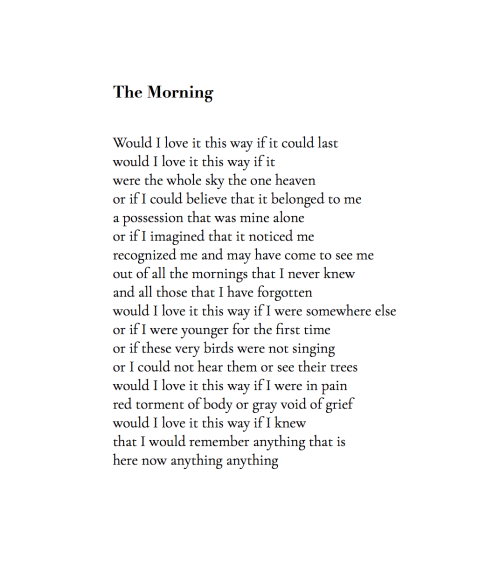 W.S. Merwin, from Garden Time
