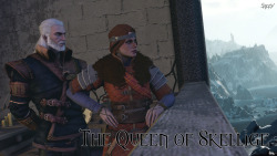 Sappycakes:  Geralt And Cerys Enjoy Celebrate The Comming Of A New Ruler. Full Image