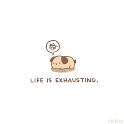 chibird:  If only I could just plop down and sleep for 24 hours. &gt;3&lt; 
