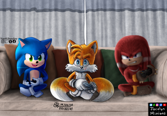 CineMarvellous - The furry trio returns in #Sonic3Movie. . . #Sonic3 # SonicMovie #Sonic #Knuckles #Tails