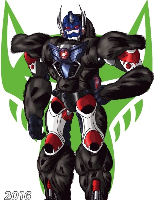 I redrew this Optimus Primal from 2016! I don&rsquo;t remember the last time I drew any TF chara