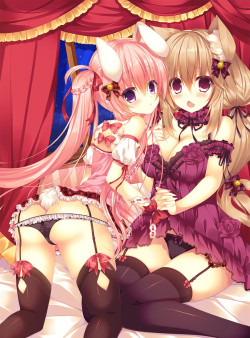 (via #r_18 aoki kaede and lilia chocolanne