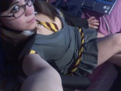 nerdygirlnoodles:  Is that your wand in your pocket or are you just happy to see me?  