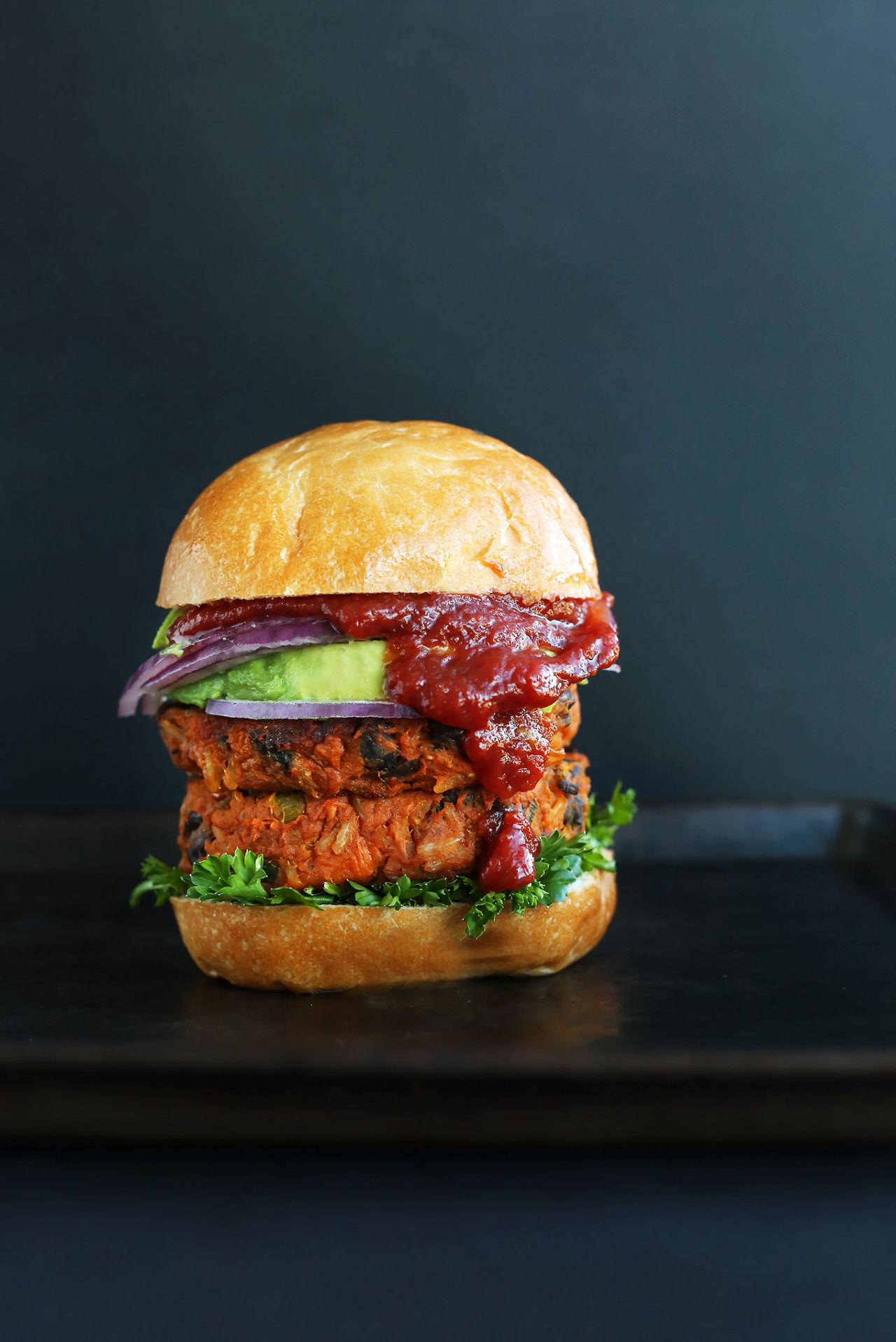 foodffs:  SWEET POTATO BLACK BEAN BURGERReally nice recipes. Every hour.