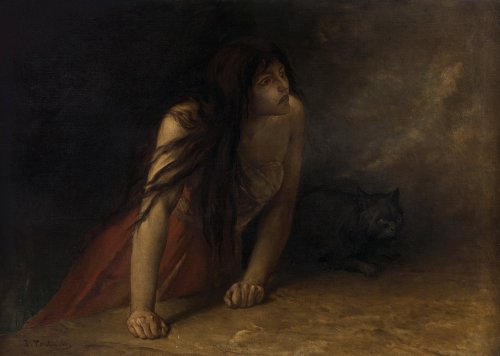 The Witch, Jean-François Portaels (1818-1895)