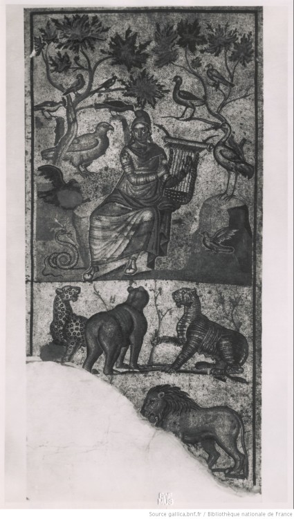 Orphée (Mosaïque antique) / artiste inconnu