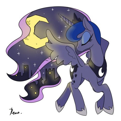 texasuberalles: Luna doodle by RenoKim