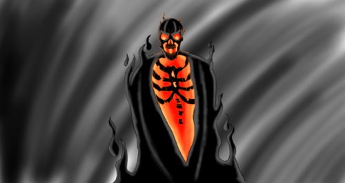 3rd inktober, rushed it a little, added some color to it, based on Hexxus from the Ferngully The Las