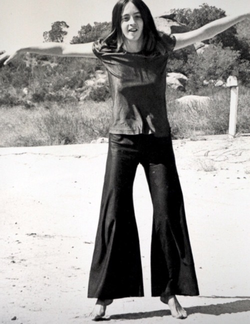 devilishcuriosities:Manson family member Susan Atkins pictured at Spahn Ranch.