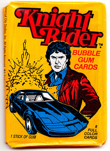 Porn Pics rediscoverthe80s:  Knight Rider card pack
