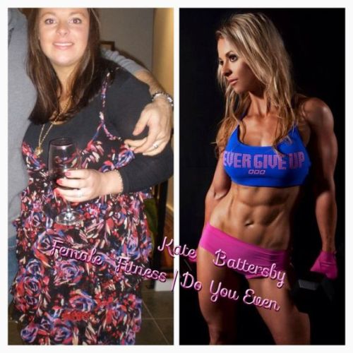 beforeafterfemalemuscle: Kate Battersby