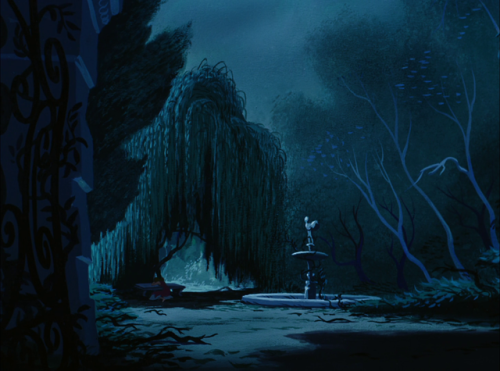 cinemamonamour:Cinderella (1950) Background Art “Mary Blair played a big part in the success o