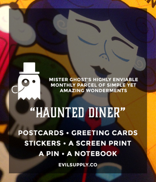 Mister Ghost’s monthly parcels are blind-boxed stationery parcels, full of post cards, greetin