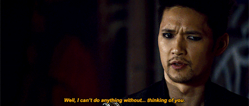 harry-shum: Magnus, I’m sorry.Don’t apologize.I should have told you about the Soul-Sword.It’s in th