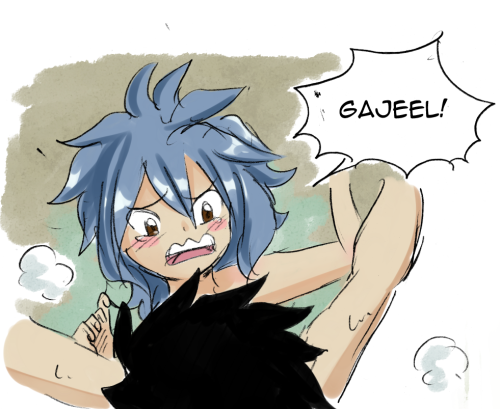 rainladyjuvia:  Fairy Tail Chapter Reaction Part 2 (Bath)The Gajevy comic was a joke I ripped off from a show called Will and Grace. My sister will not stop watching that show ever since she got all the episodes.The Gruvia picture was because Juvia wanted