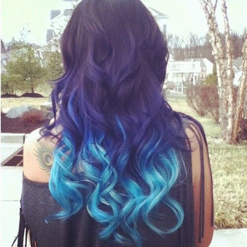 Dark ombre hair color