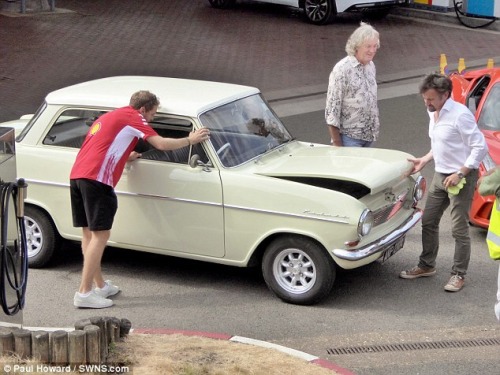 teamraikkonen: Sebastian Vettel with James May and Richard Hammond filming for “The Grand Tour