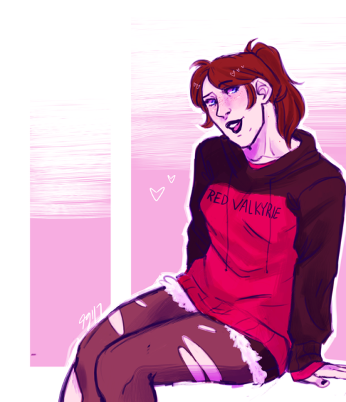 cherry-ichor-moved: red valkyrie &lt;3redraw of this [x] 