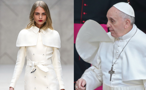 poopstainedversace: miucciapet: who wore it better id have to go with the pope just cos accesso