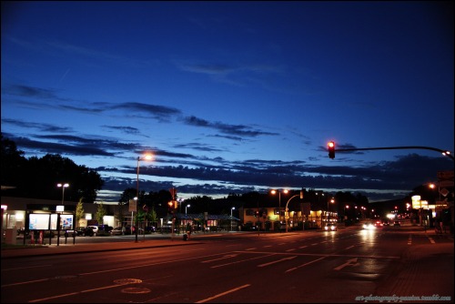 “Citylights and Sky” Herzberg am Harz, Germany.