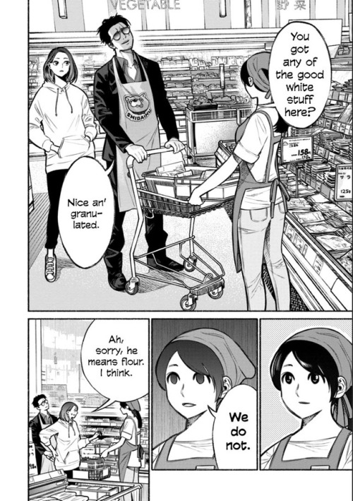 z-ephyrs:This ex yakuza member and his wife going grocery shopping together is the cutest, most pure