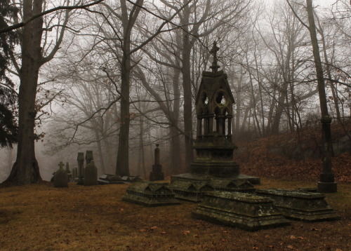 thebrassglass:Cedar Grove Cemetery, a 19th century burial ground in the coastal Connecticut city of 