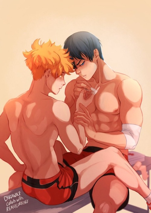 reallycorking: I got to collab with @craziiwolf on some kagehina!  We had so much fun aaah :D Cass d