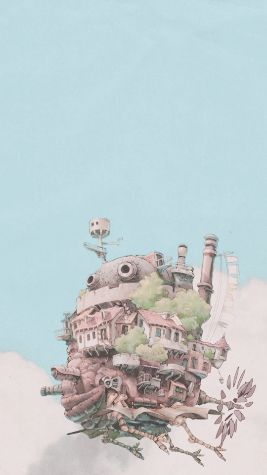 hyoudov: anon asked howls moving castle wallpapers (540x960px)