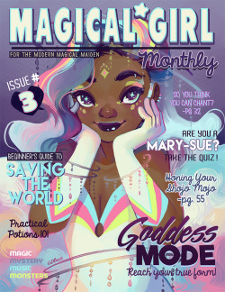 prinnay:  Newest (fake) issue of Magical Girl Monthly is out. The goddess issue :D 