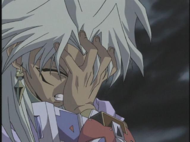 thewittyphantom:  Marik wincing as Yami Marik begins to take over.  I wish he wouldn’t