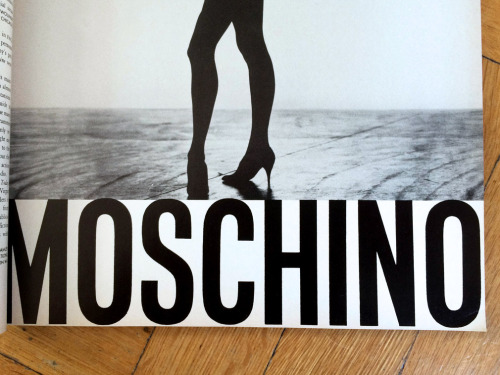 Moschino Couture in The Face Magazine, 1989