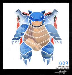 bonnyjohn:  Blastoise! The last of the original starters final evos! Whew, we’re halfway there in finishing this project! Right? Right!?  No.  Not at all.  Now get back to work, Bonny!!! As I did with Venusaur and Charizard (although more apparent