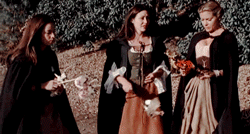 buffy-charmed:    charmed meme: favourite outfits/costumes “When Piper gets her memory back she’s gonna kill you… She hates wearing those costumes as much as we do!”   