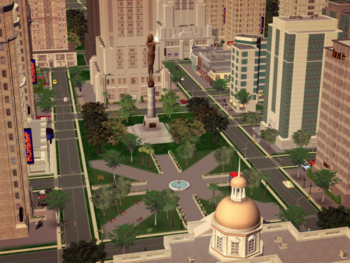 alexbgd: Downtown in neighborhood view …