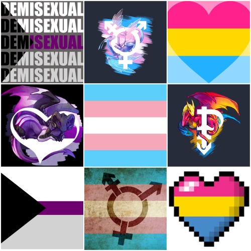 nb-positivity-images: Transgender panromantic demisexual moodboard!
