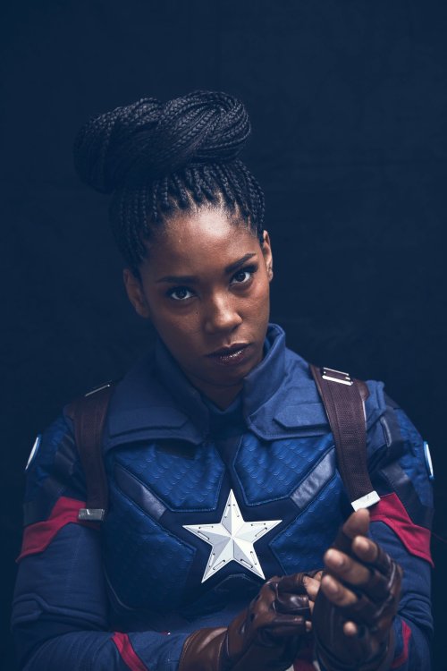 superheroesincolor:Captain America #Cosplay by Krystina Arielle “Look at me… I’m the Captain now.”Ph