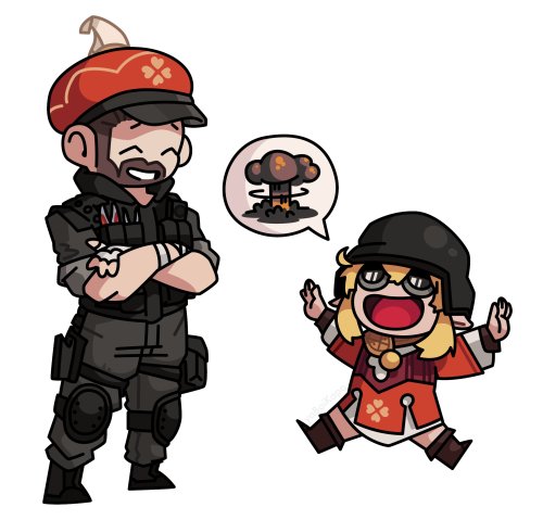 Klee and Thermite talking about serious business