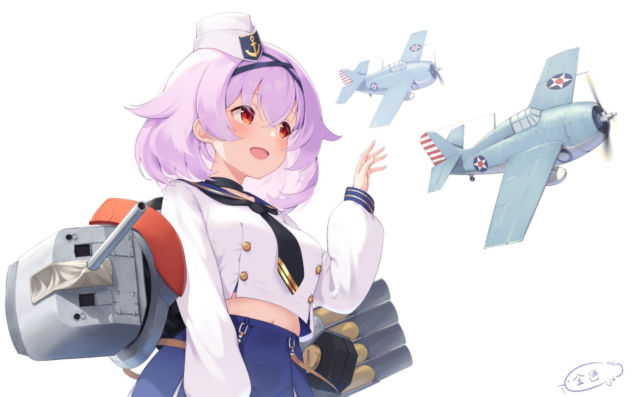 Casual Azur Lane アズールレーン エールウィンの出撃 金色どじょうのイラスト Pixiv