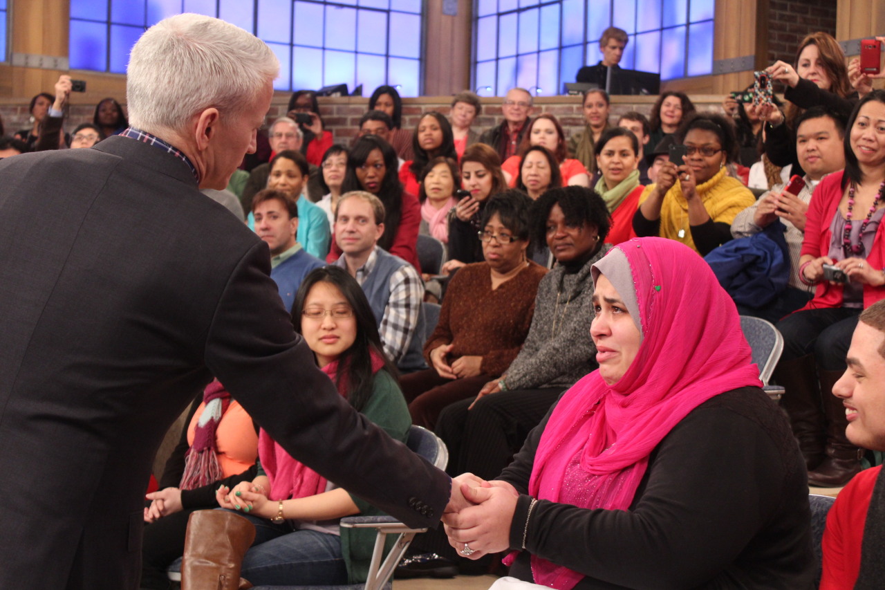 taweeelashawq:  anderson:  After today’s show, a young audience member gets emotional
