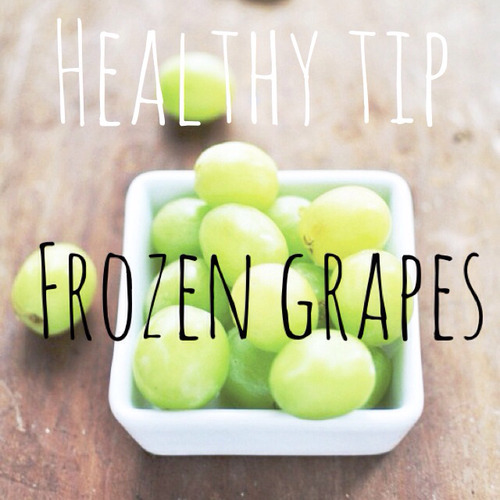 iwillbeskinny123:  transformation-x:  gettingahealthybody:  I love frozen grapes!