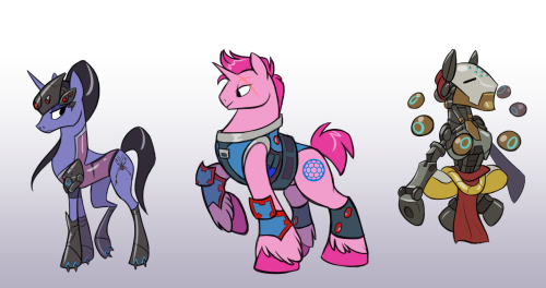 changeling-collective: frostbackcat:  It was gonna happen eventually. I have rules when I ponyfy people okay? 1) No tattoos. They already have cutie marks, too many tats = ugly af 2) No flesh-colored ponies (except widowmaker I guess). 3) Winston couldn’t